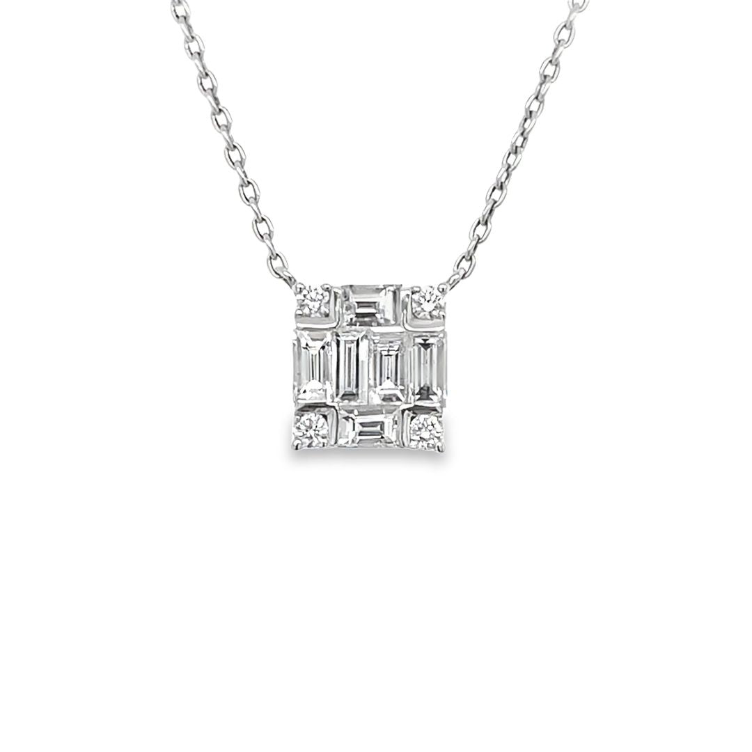 Baguette Diamond Pendant