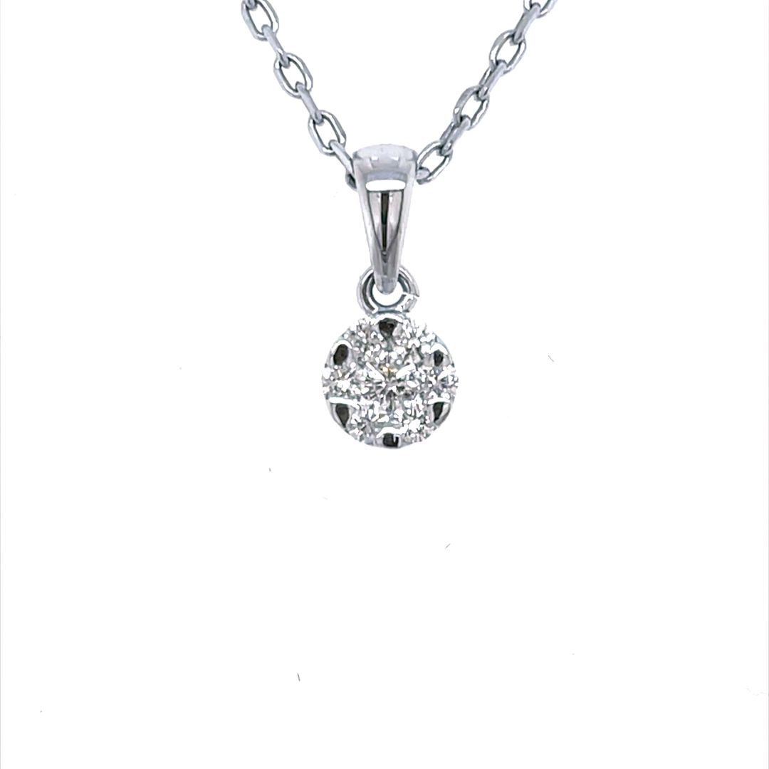 Illusion Diamond Pendant