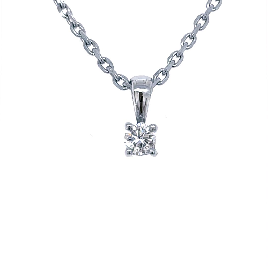 Solitaire Diamond Pendant