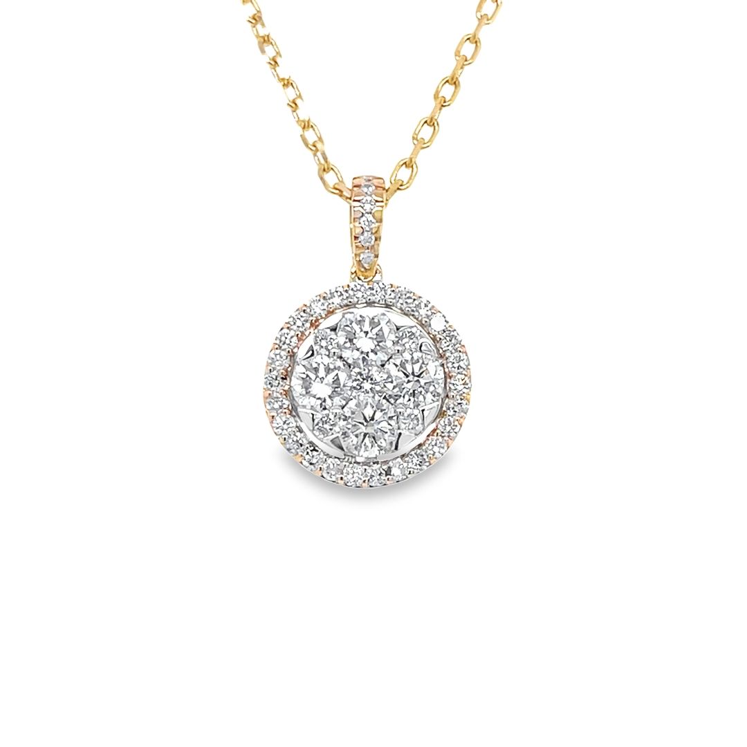 Round Diamond Pendant