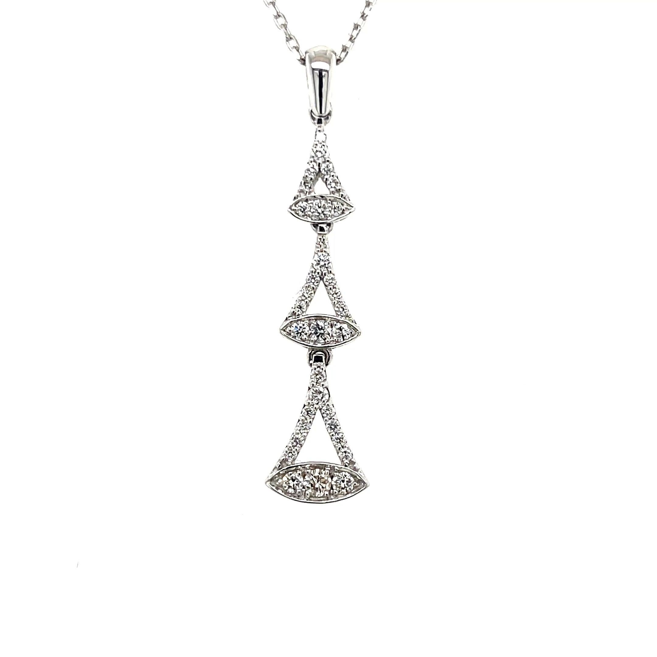 Hanging Diamond Pendant