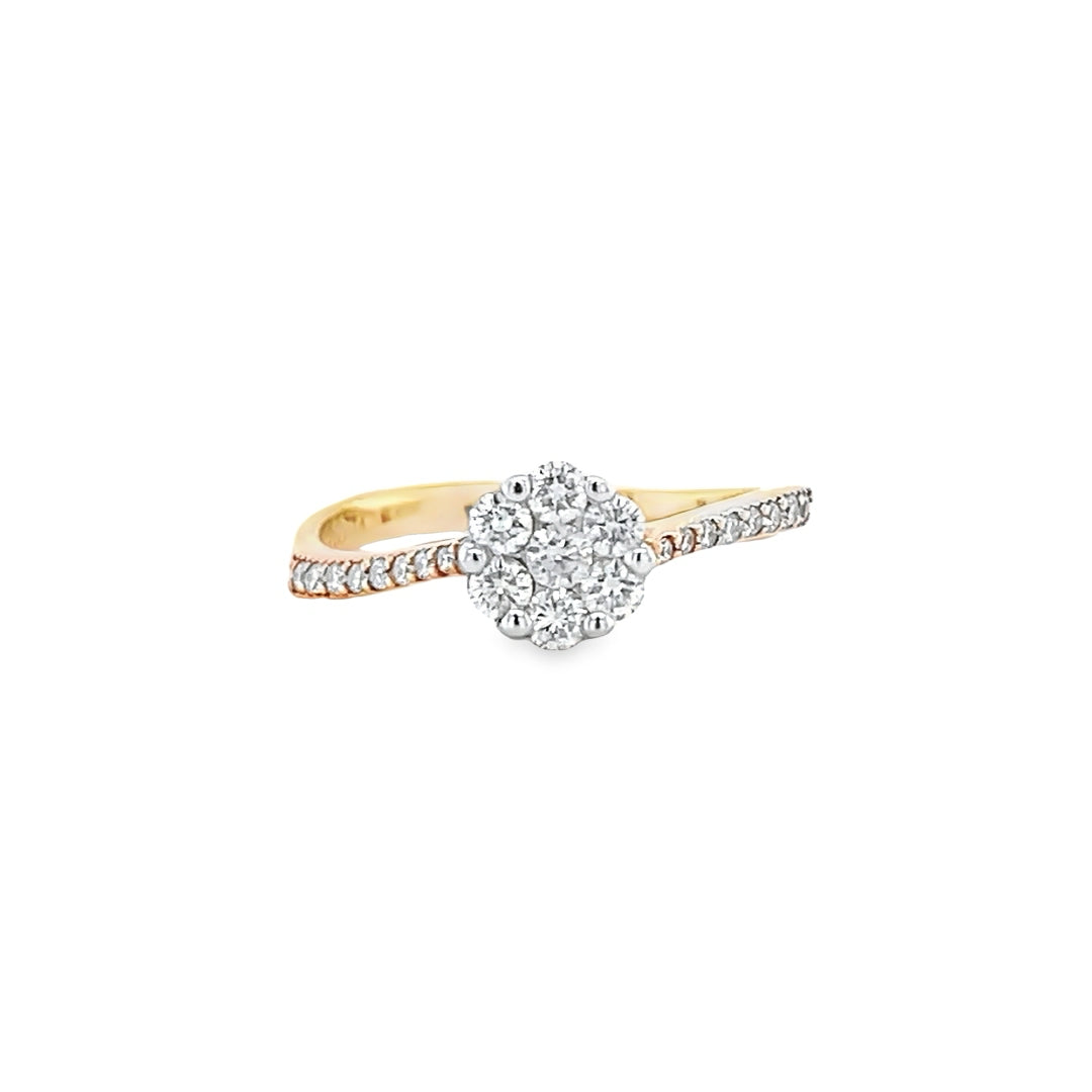 Gorgeous Cluster Diamond Ring