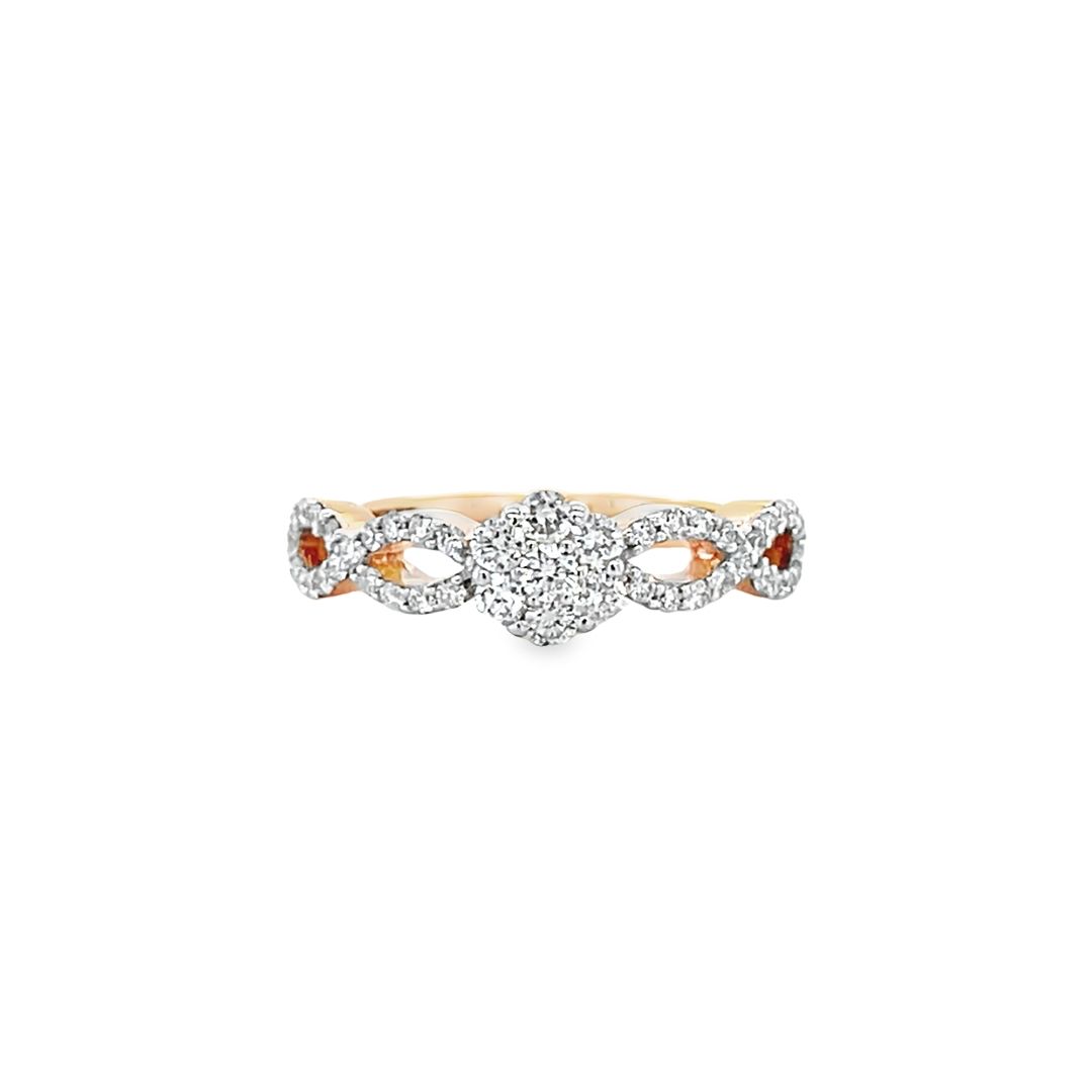 Rose Gold Diamond Ring