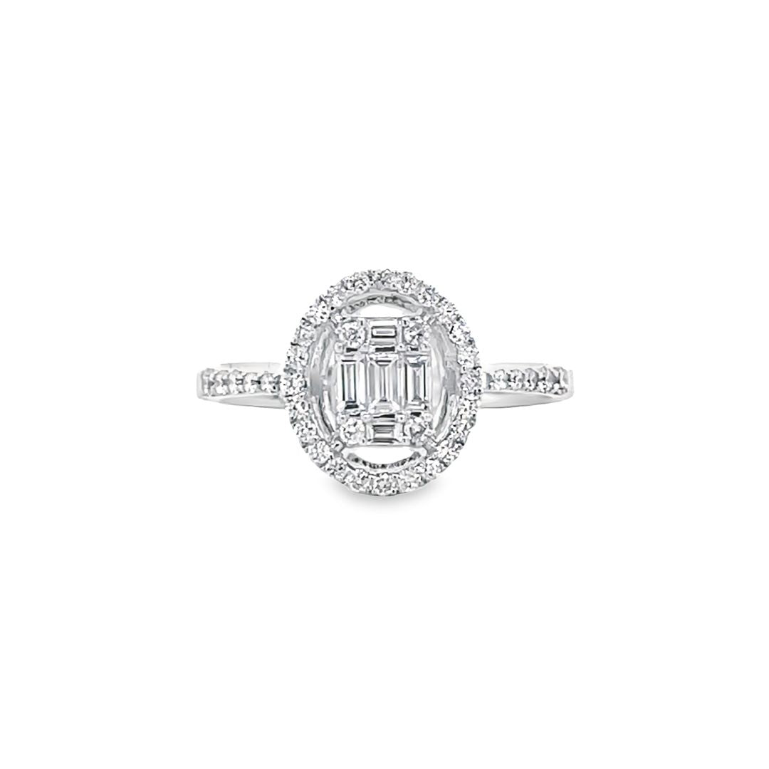 Oval Diamond Ring