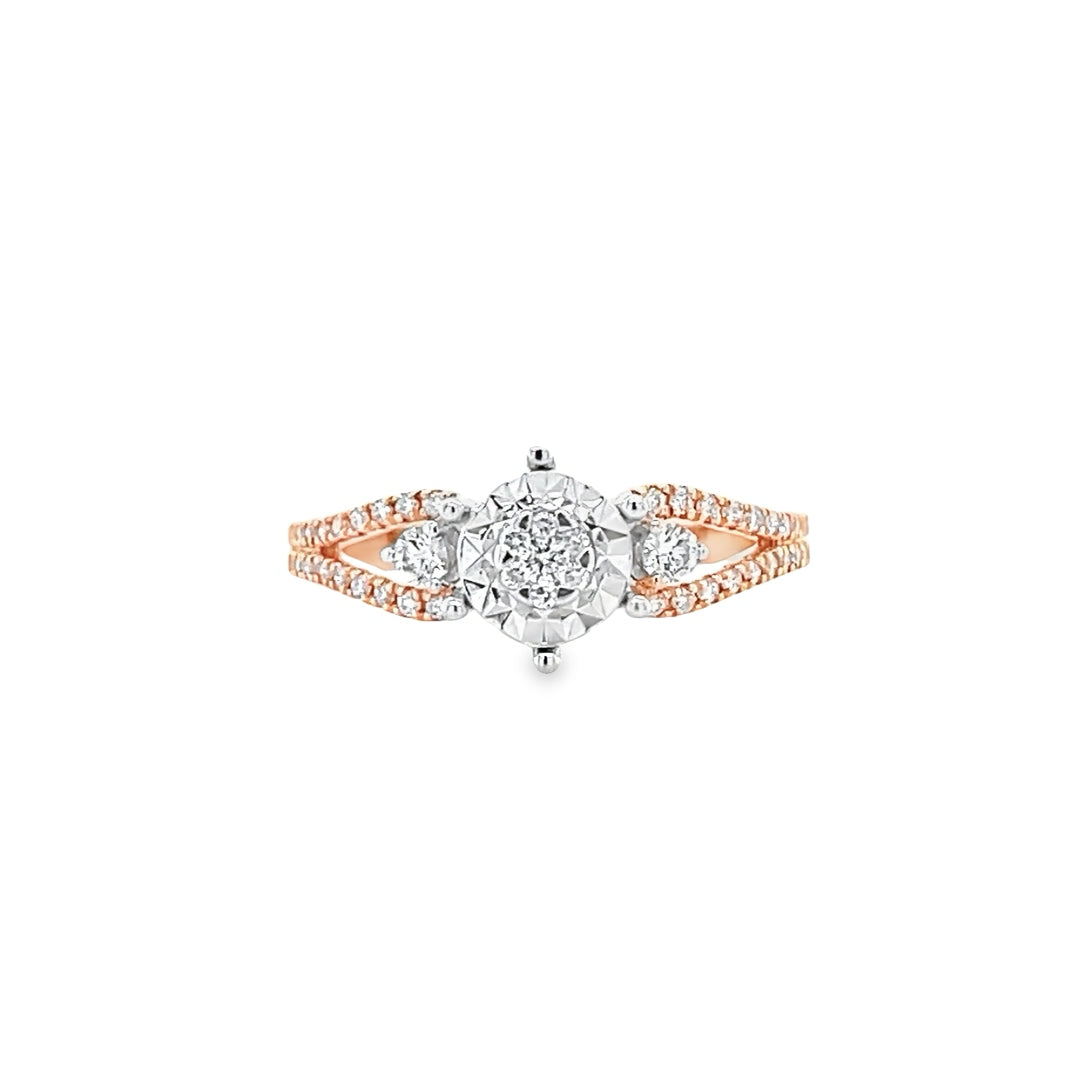 Rose Gold Diamond Ring