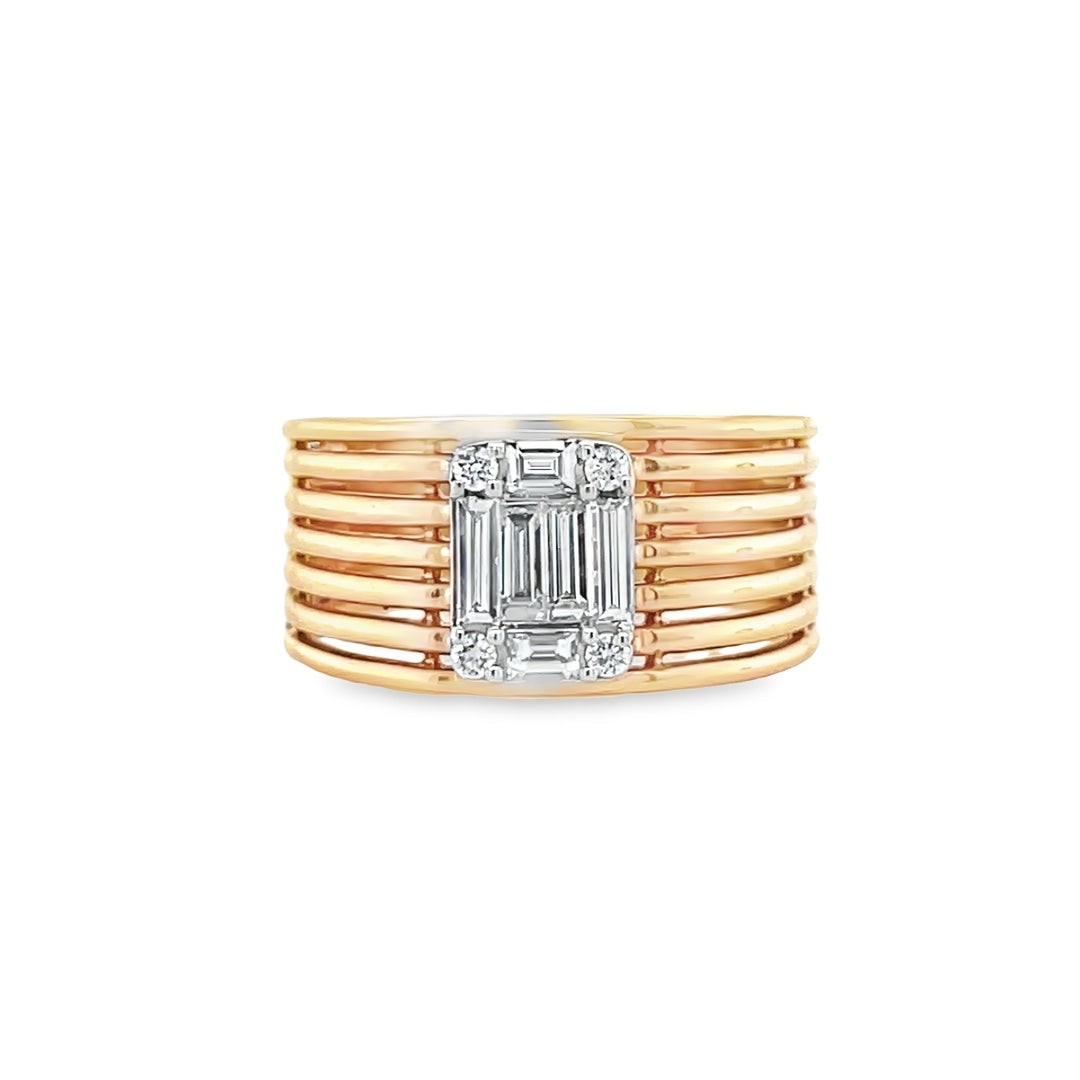 Baguette Diamond Band