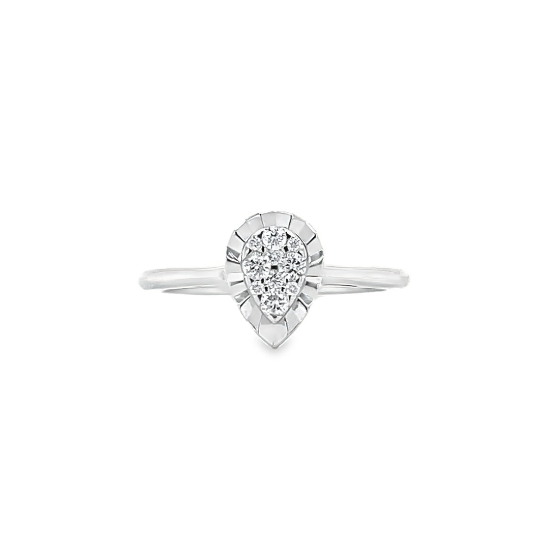 Pear Shape Diamond Ring