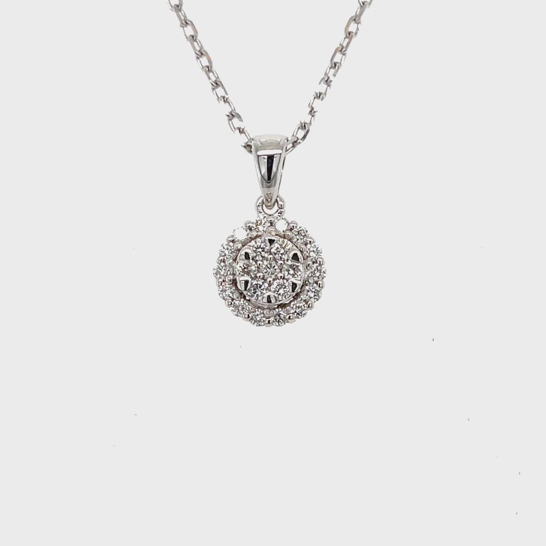 Round Diamond Pendant