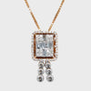 Diamond Pendant With Long Chain