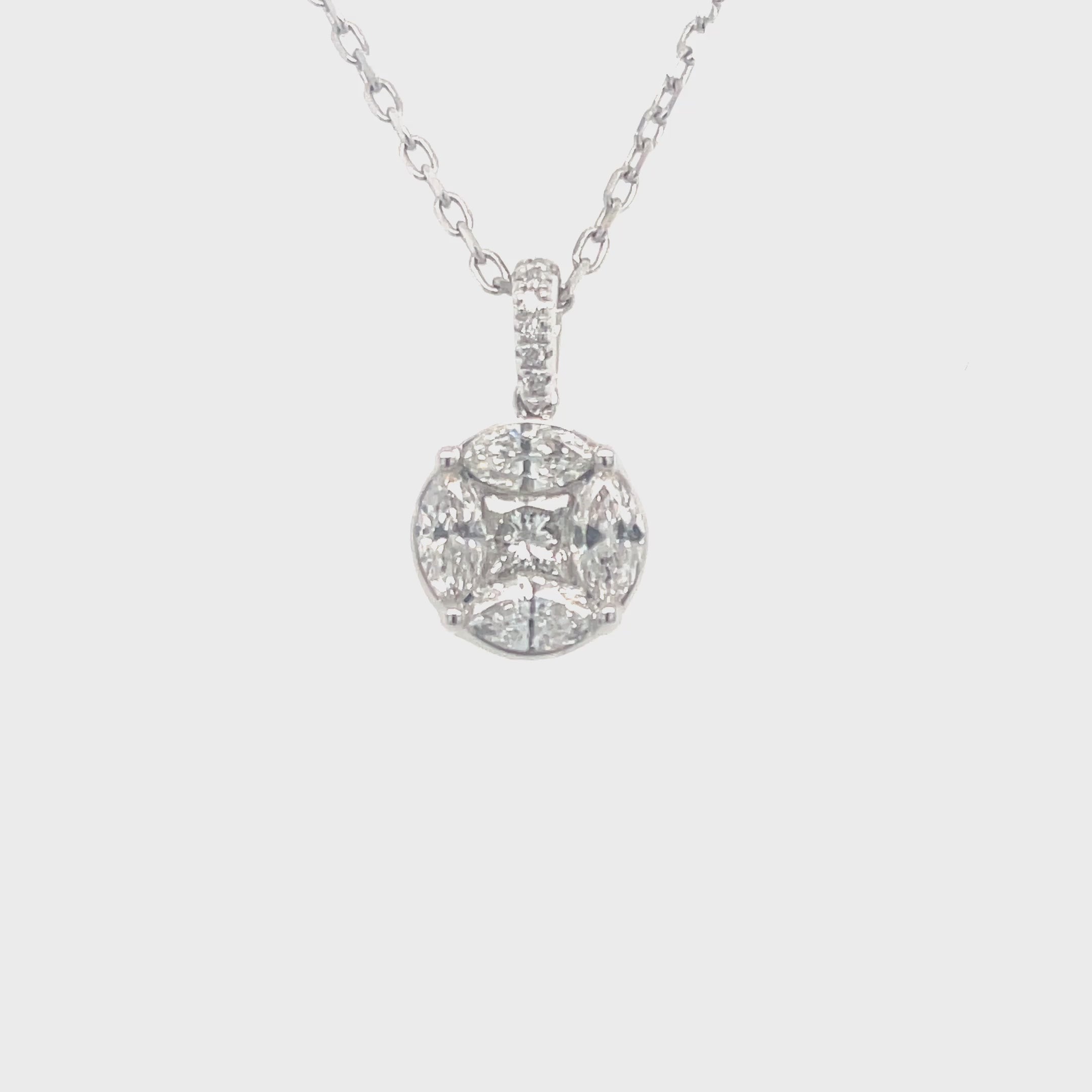 Round Diamond Pendant