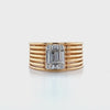 Gorgeous Diamond Baguette Rose Gold Ring