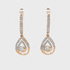 Rose Gold Diamond Earrings