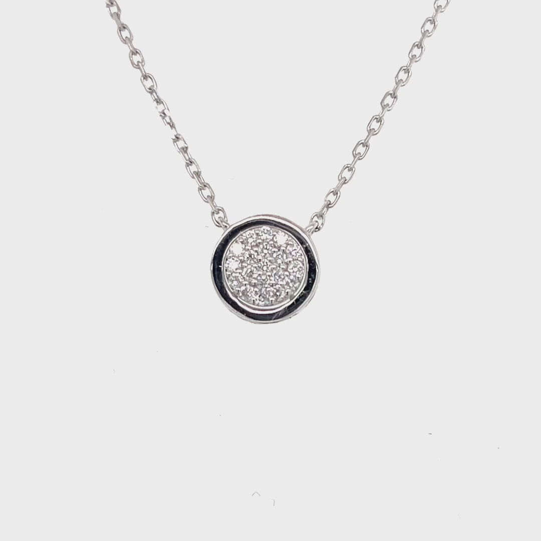 Round Diamond Pendant