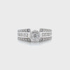 Illusion Solitaire Diamond Ring