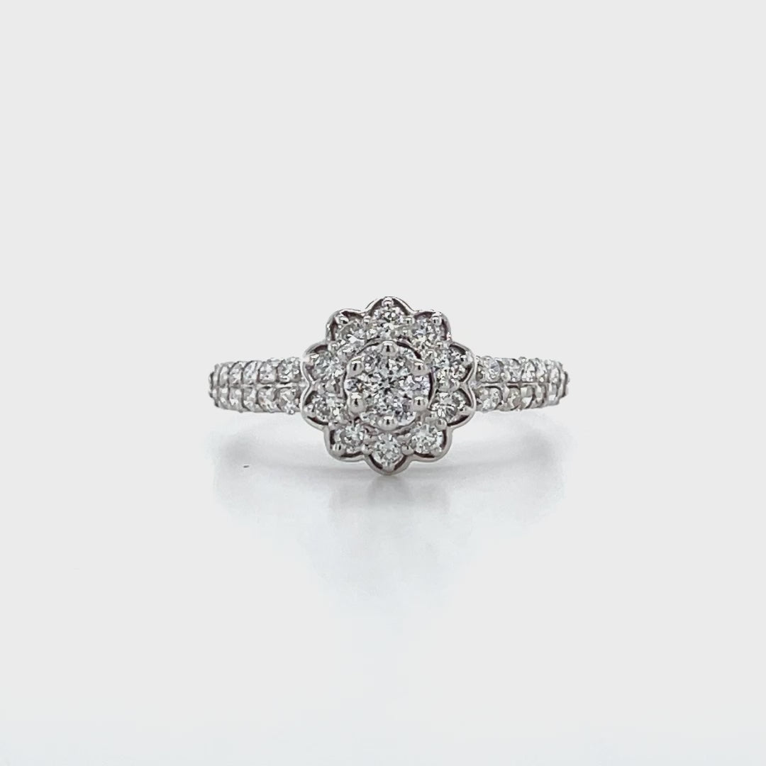 Cluster Diamond Ring