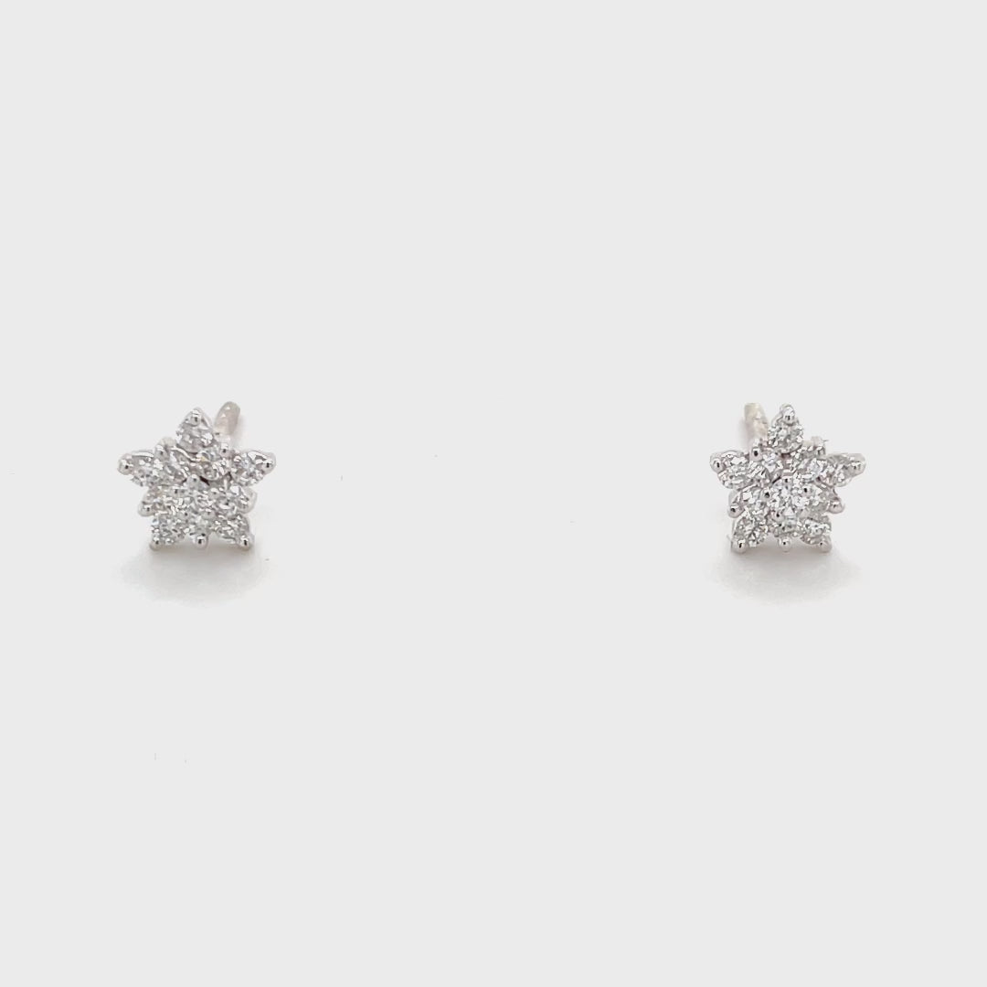 Star Diamond Studs