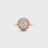 Amazing Diamond Ring In Rose Gold