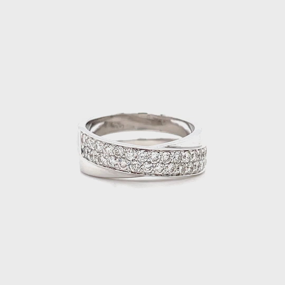 White Gold Diamond Band