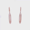 Diamond Earrings In Rose Gold