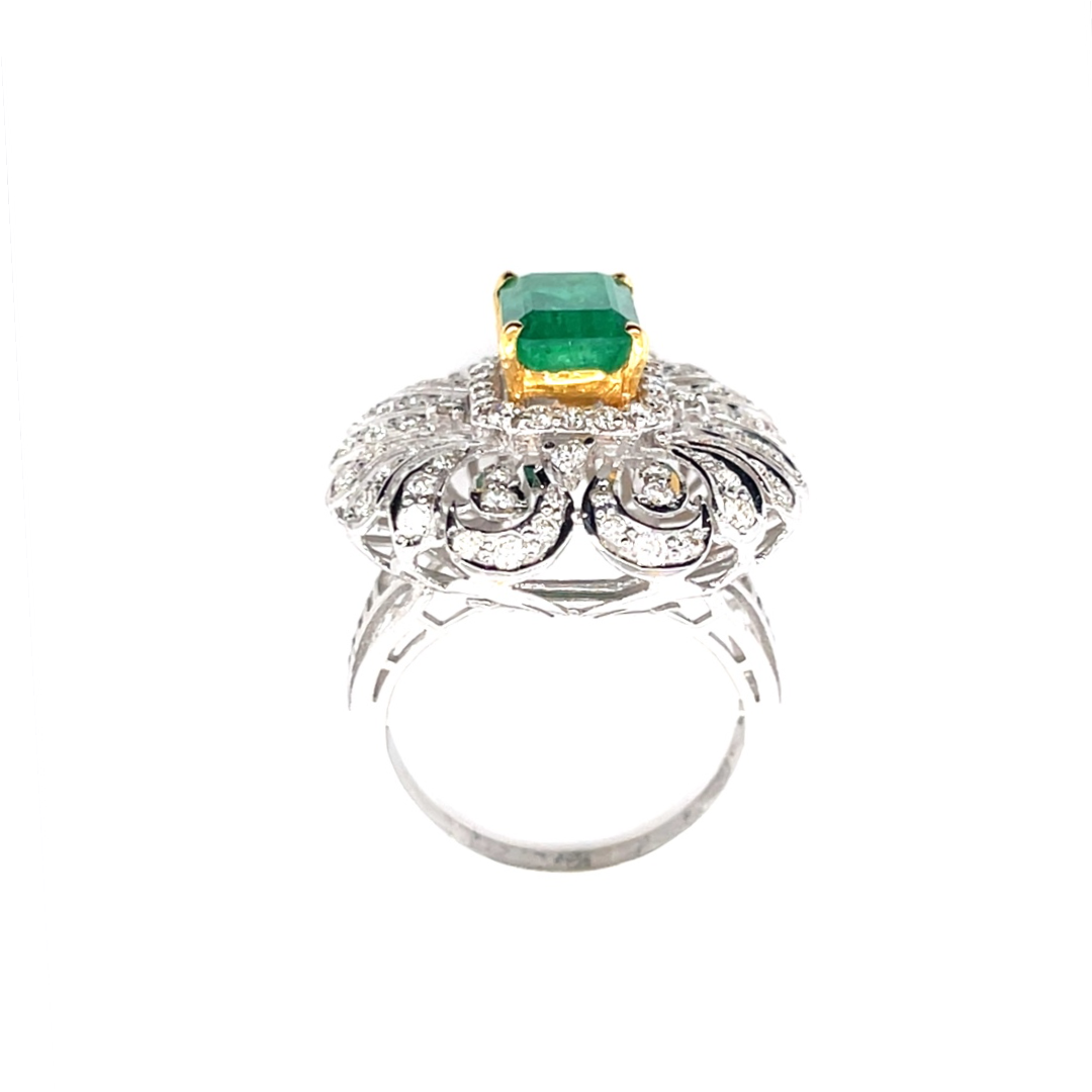 Diamond Emerald Ring