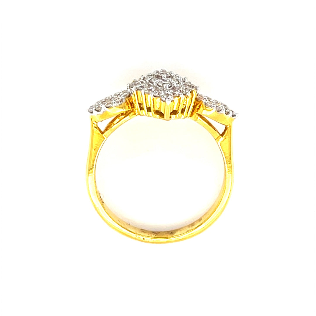 Diamond Ring Yellow Gold