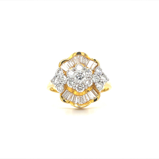 Rich Gold Diamond Ring