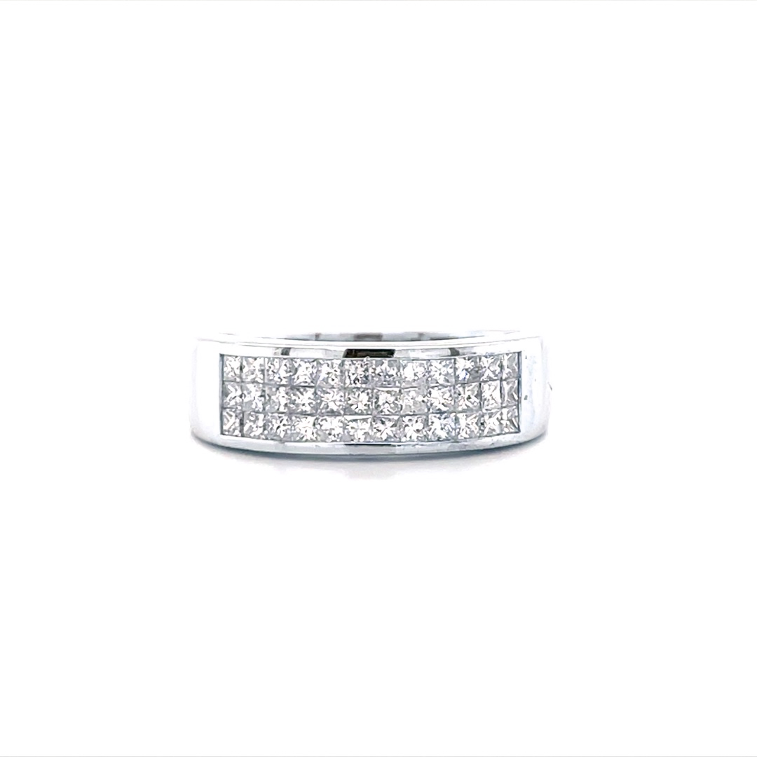 Princess Cut Diamond Band