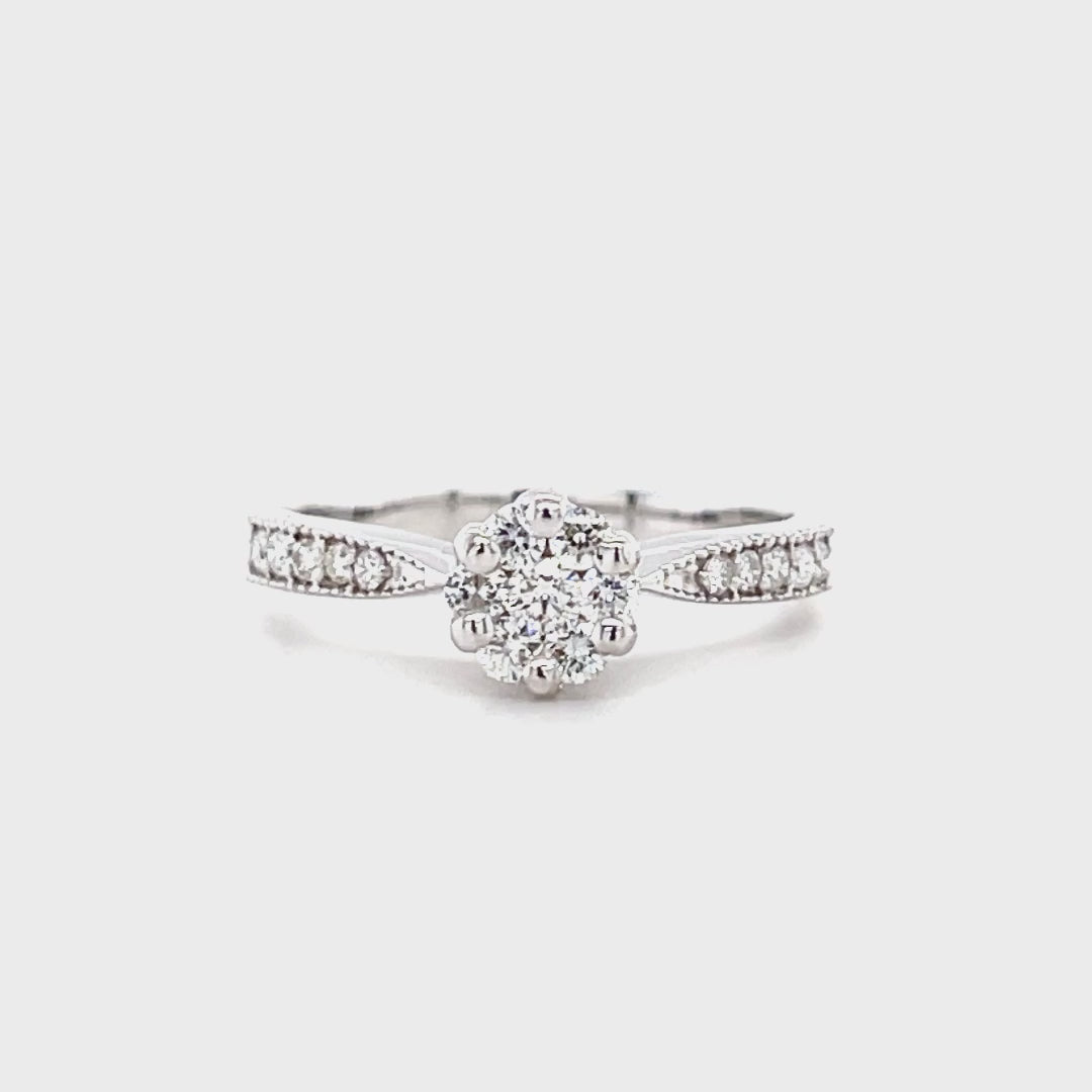 Cluster Diamond Ring