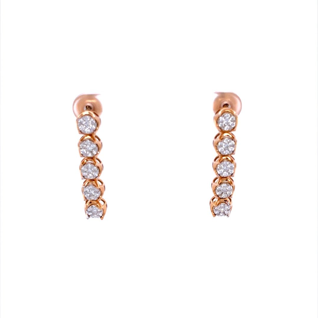 Illusion Diamond Earrings