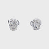 Diamond Earrings With Illusion Setting