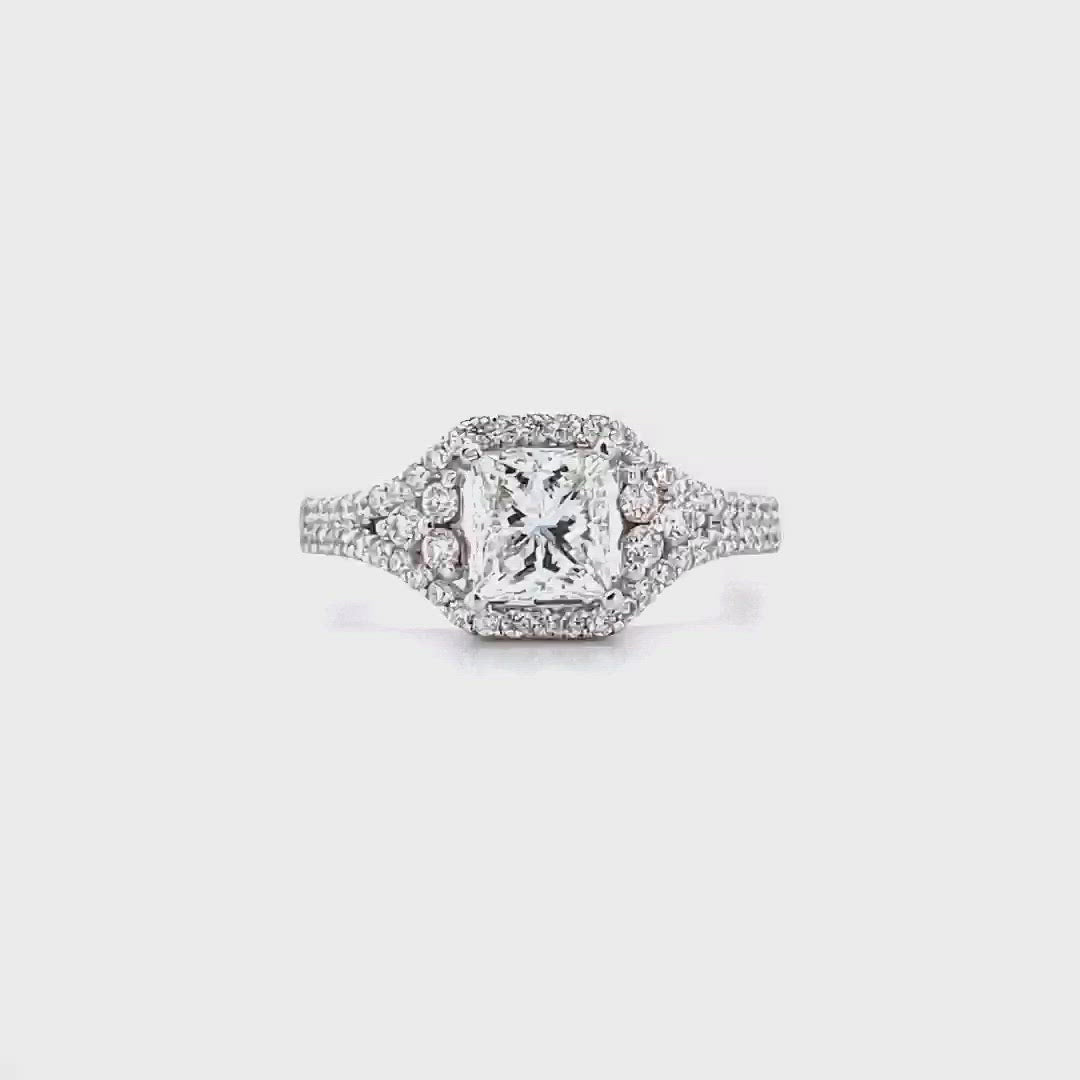 Princess Cut Diamond Engagement Ring