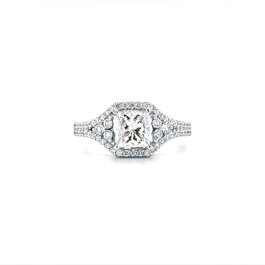 Princess Cut Diamond Solitaire Ring