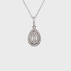 Pear Diamond Pendant