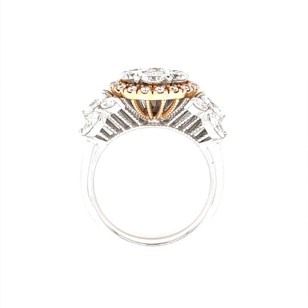 Gorgeous Illusion Setting Diamond Ring