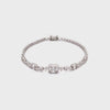 Diamond Bracelet In White Gold