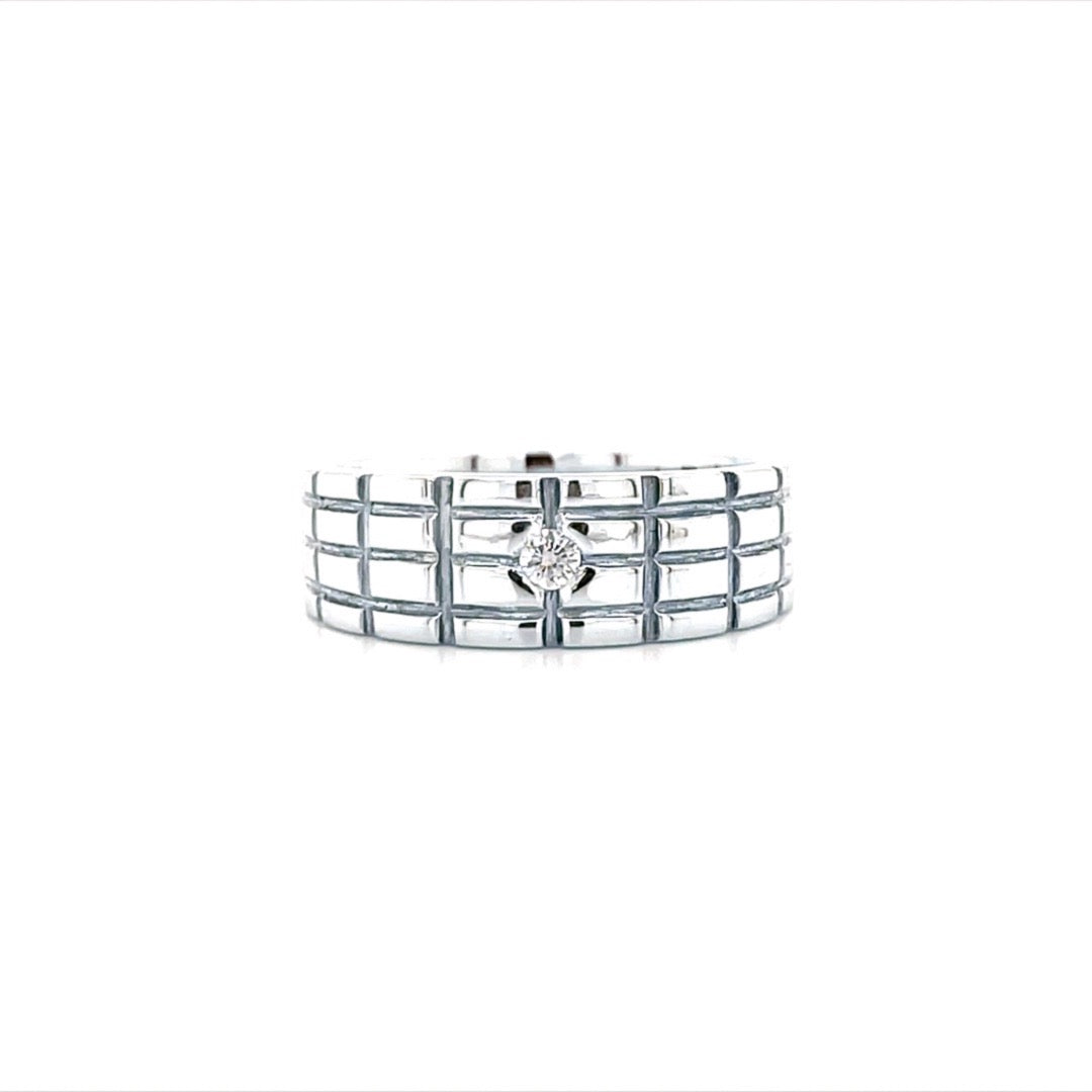 Diamond Solitaire Ring Men