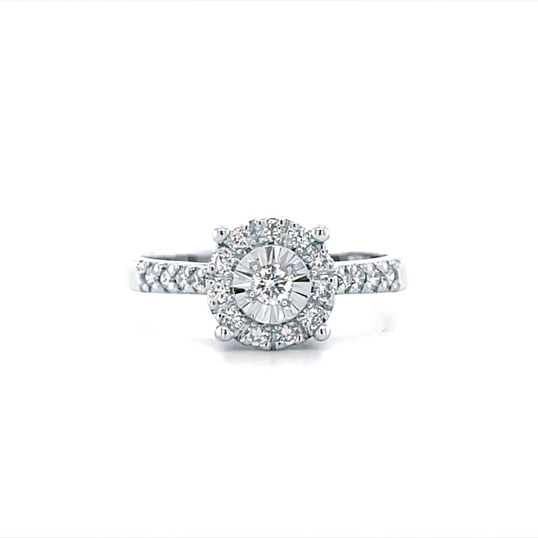 Halo Diamond Ring