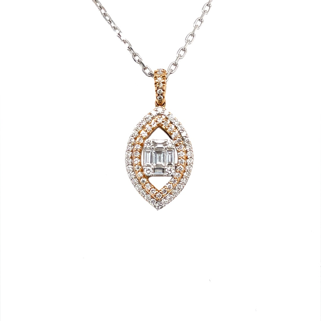 Marquise Diamond Pendant