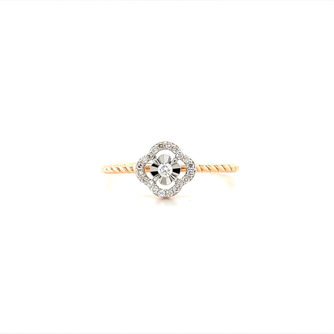 Rose Gold Diamond Ring