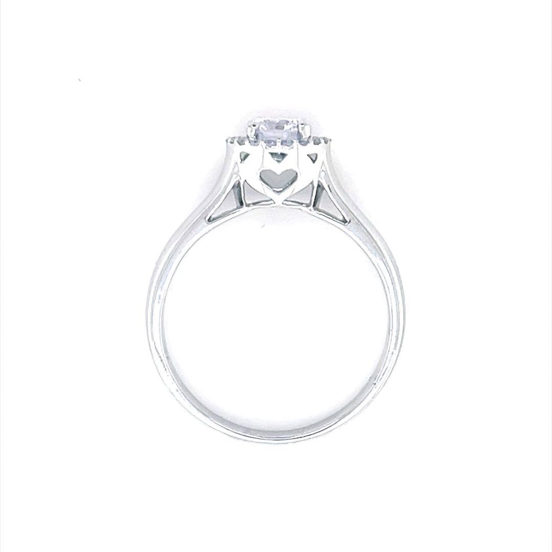 Diamond Halo Engagement Ring