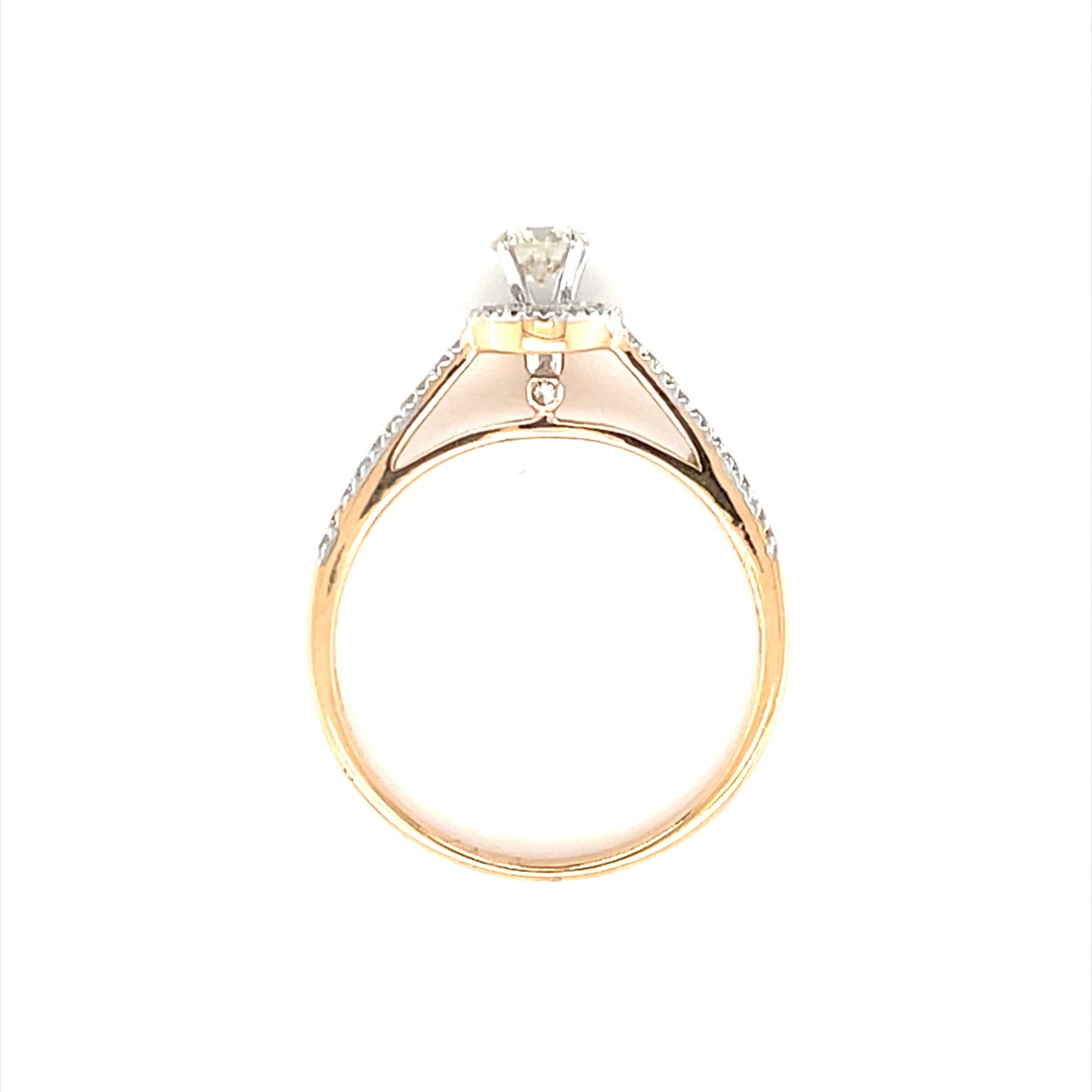 Raised Diamond Ring