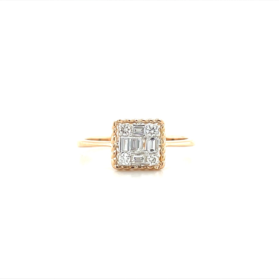 Rose Gold Diamond Ring