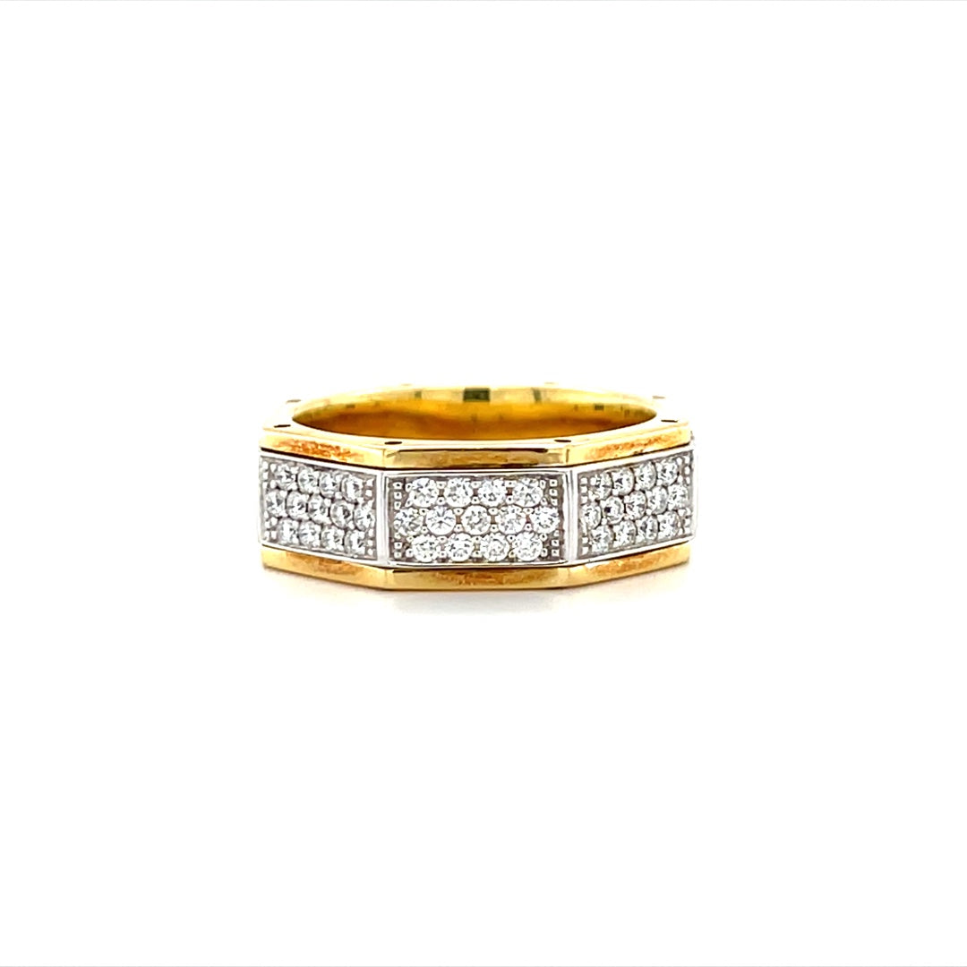 Yellow Gold Diamond Band