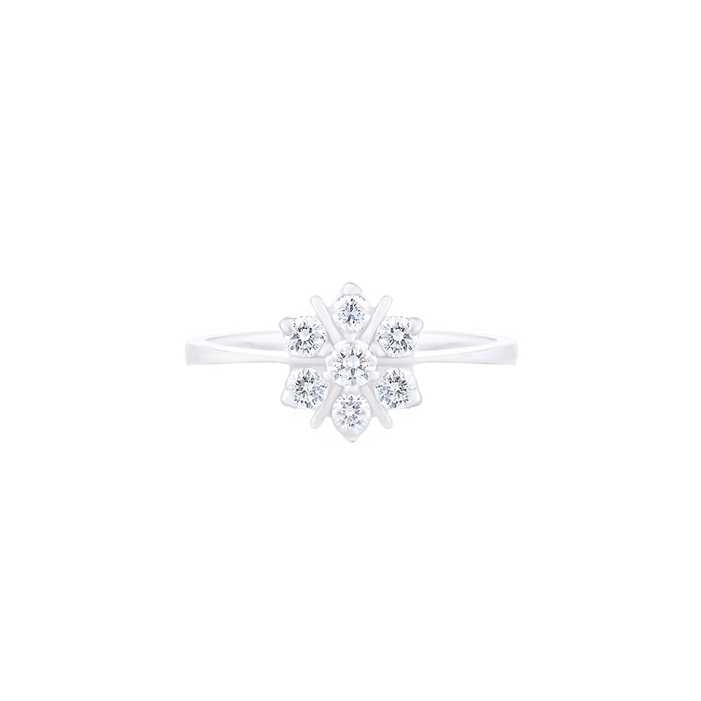 FLORAL SHAPE DIAMOND RING