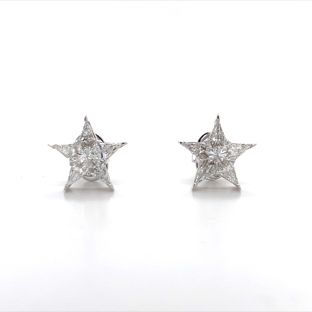 Star Diamond Studs