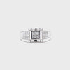 Brilliant Platinum Diamond Ring