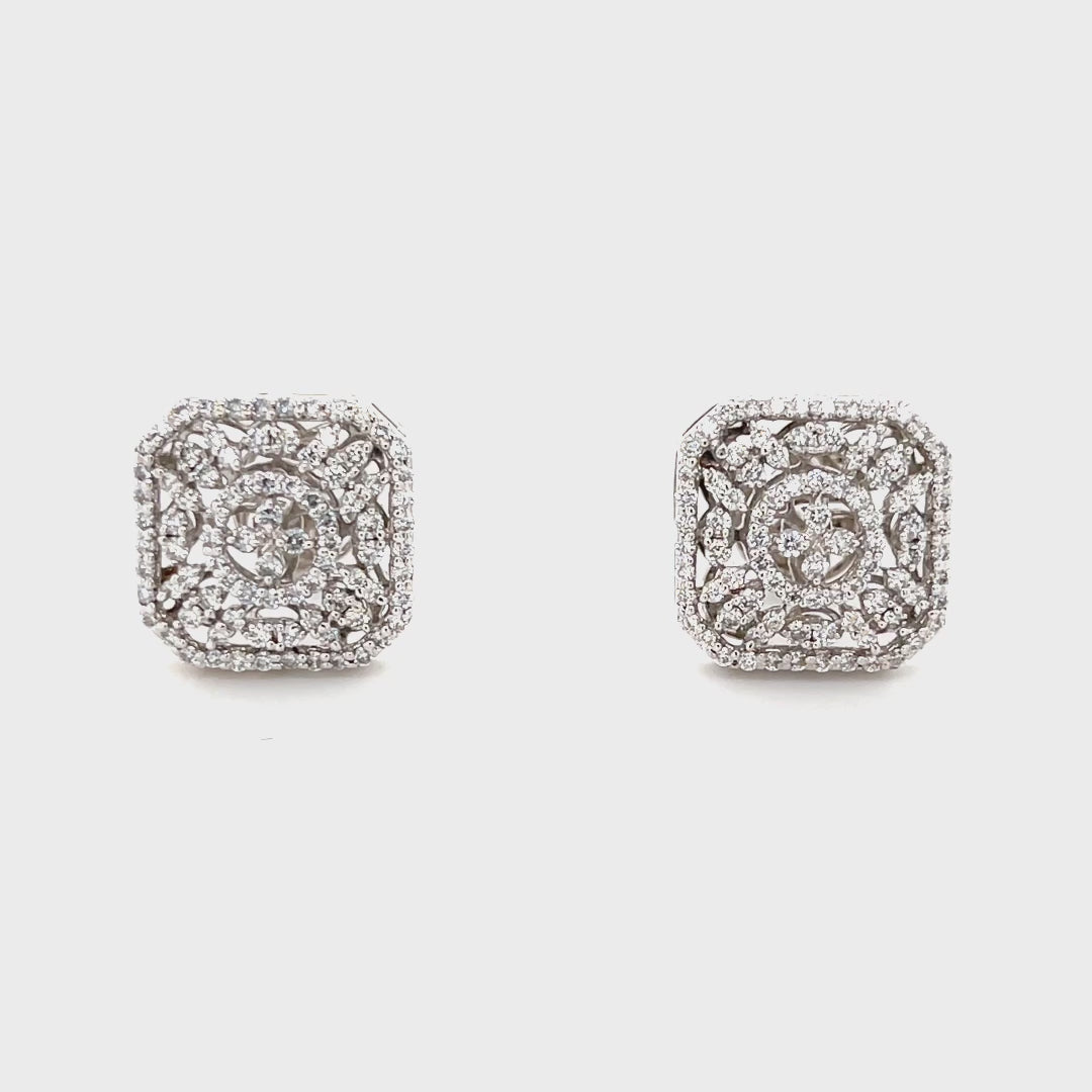 White Gold Diamond Tops