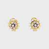 Cluster Solitaire Diamond Earrings